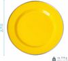 Kinderteller emailliert 20 cm gelb Bild 5