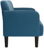 vidaXL Zweisitzer-Sofa Blau 109 cm Samt 4100586 Bild 4