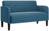 vidaXL Zweisitzer-Sofa Blau 109 cm Samt 4100586 Bild 2