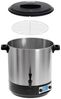 Adler Kochtopf AD 4496, Elektrischer Pasteurisierungstopf, 28L, 2600W, LCD Anzeige, silber Bild 2