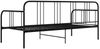 vidaXL Schlafsofa Bettgestell Schwarz Metall 90x200 cm 324749 Bild 5