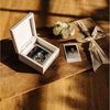 Creative Deco Aufbewahrungsbox mit Deckel 10x10x5 cm (0,5 cm) Erinnerungsbox Baby Bild 4