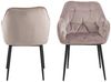 Armlehnstuhl >Brooke< (2er-Set) in Dusty Rose aus Metall,Stoff - 58x83x55cm (BxHxT) Bild 2