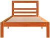 vidaXL Massivholzbett ohne Matratze Wachsbraun 75x190 cm Kiefernholz 3306057 Bild 4
