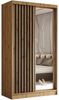 Beautysofa Kleiderschrank Helix (Garderobe mit Scharniertüren, mit Spiegel, schwarzes / weißes / graues / artisan) mit Lamellen Bild 4