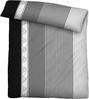 Kappa Linon Bettwäsche 0401501 LÄNGSSTREIFEN, sturmgrau, 1x 155x220 cm + 1x 80x80 cm Bild 2