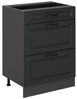 Küchenunterschrank R-Line Anthrazit Landhaus 60 cm mit Schubladen, ohne Arbeitsplatte Vicco Bild 4