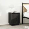 vidaXL Nachttische mit LED-Leuchten 2 Stk. Schwarz 38x34x50 cm 861268 Bild 4