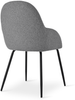 GOEURVANT 1438 Esszimmerstühle 6er-Set, Webstoff - Taubengrau Bild 5