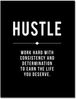 Poster Motivation Sprüche Erfolg · Schwarz Weiß · Deko Print ohne Rahmen - 30 x 40 cm / Talent Bild 2