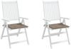 vidaXL Gartenstuhl-Kissen 2 Stk. Taupe 40x40x4 cm Oxford-Gewebe 314018 Bild 4