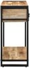 vidaXL Konsolentisch 100x35x75 cm Raues Massivholz Mango 4015929 Bild 4