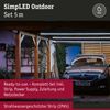 Paulmann No. 78908 SimpLED Outdoor Stripe Set 5m 12W Tageslichtweiß beschichtet IP65 Bild 2