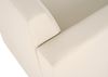 2er Sofa Couch Lyon Loungesofa Kunstleder ~ creme Bild 2