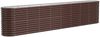 vidaXL Hochbeet Verzinkter Stahl 332x40x68 cm Braun 318910 Bild 2