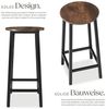 tectake Barhocker 2er Set Barhocker, Industrial Style Bild 4