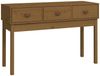 vidaXL Konsolentisch Honigbraun 114x40x75 cm Massivholz Kiefer 821757 Bild 2