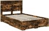 vidaXL Bettrahmen Geräucherte Eiche 120 x 200 cm Holzwerkstoff 3409680 Bild 4