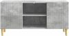 vidaXL TV-Schränk Betongrau 102 x 34,5 x 50 cm Holzwerkstoff 894698 Bild 4