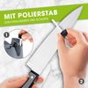 GOURMETmaxx Messerschärfer, 6x7cm anthrazit/schwarz Bild 5