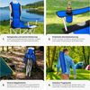 tectake Campingstuhl Klappstuhl mit Polsterung (Komplettset, 1 St), faltbar, gepolstert Bild 3
