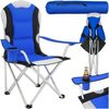 tectake Campingstuhl Klappstuhl mit Polsterung (Komplettset, 1 St), faltbar, gepolstert Bild 4