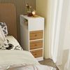 JEOBEST Nachttisch Nachttische mit 4 Etagen Stauraum, (1-St)Schmaler Beistelltisch,für Schlafzimmer,Wohnzimmer,Moderner Stil Bild 4