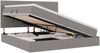 vidaXL LED-Speicherbett mit Matratze Taupe 200 x 200 cm Stoff 3372378 Bild 2