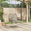 vidaXL Hängesessel Grau 63x62x40 cm Poly Rattan 368162 Bild 3