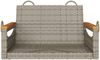 vidaXL Hängesessel Grau 63x62x40 cm Poly Rattan 368162 Bild 4