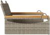 vidaXL Hängesessel Grau 63x62x40 cm Poly Rattan 368162 Bild 5