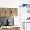 vidaXL Garagen-Wandschrank Artisan-Eiche Holzwerkstoff 860641 Bild 3