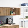 vidaXL Garagen-Wandschrank Artisan-Eiche Holzwerkstoff 860641 Bild 2