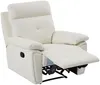 Vente-unique - VINETA Sessel Leder Weiß - B 92 cm x H 101 cm x L 99 cm Bild 4