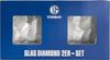 FC Schalke 04 Gläser-Set Glas Diamond 2er-Set, Glas Bild 3