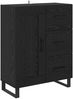 vidaXL Sideboard mit Schubladen Schwarz Eichen-Optik 69,5 x 34 x 90 cm 881647 Bild 2