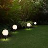 4x LED Solarkugel Stecklampen, weiß Bild 4