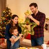 SALCAR Premium Weihnachtsstern 55 cm aus PVC mit 240 Zweigen & warmweißem LED Lichterkette – Festliche Weihnachtsdeko für Tür, Kamin, Balkon oder Garten, batteriebetrieben Bild 5