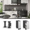 Apothekerschrank R-Line Weiß Landhaus 30 cm , AP Anthrazit Vicco Bild 2