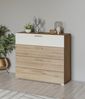 Home affaire Schubkastenkommode Bitry, Breite 100 cm, Sideboard mit Schubladen, viel Stauraum, Mehrzweckschrank fühlbare Struktur, Holzoptik Bild 2