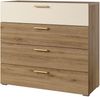 Home affaire Schubkastenkommode Bitry, Breite 100 cm, Sideboard mit Schubladen, viel Stauraum, Mehrzweckschrank fühlbare Struktur, Holzoptik Bild 3