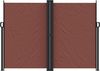vidaXL Seitenmarkise Ausziehbar Braun 180x1000 cm 4004749 Bild 3