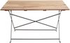 Biergartentisch HWC-J40, Klapptisch Gartentisch, Gastronomie-Qualität Akazie MVG-zertifiziert 120x60cm ~ naturfarben Bild 3