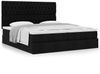 vidaXL Ottoman-Bett mit Matratzen Schwarz 200x200 cm Stoff 3313722 Bild 4