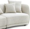 Sofa 2-Sitzer 268x91x80 hellgrau meliert LUCA Bild 2