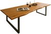 Esstisch Baumkante massiv Akazie natur 300 x 100 schwarz QUINN 80664231 Bild 2