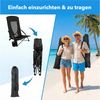 TLGREEN Klappstuhl Klappbar Strandstuhl,Campingstuhl mit Tragetasche, Getränkehalter, (2 St),150 kg Tragkraft für Outdoor, Camping, Strand, Sandkonzert Bild 4