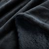 Beautissu Sherpa Decke Alina 200cm, 150cm, Anthrazit/Anthrazit Bild 2