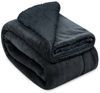 Beautissu Sherpa Decke Alina 200cm, 150cm, Anthrazit/Anthrazit Bild 4