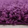 Hochflor Teppich Lux rund - 80 cm Durchmesser - Lila Bild 2